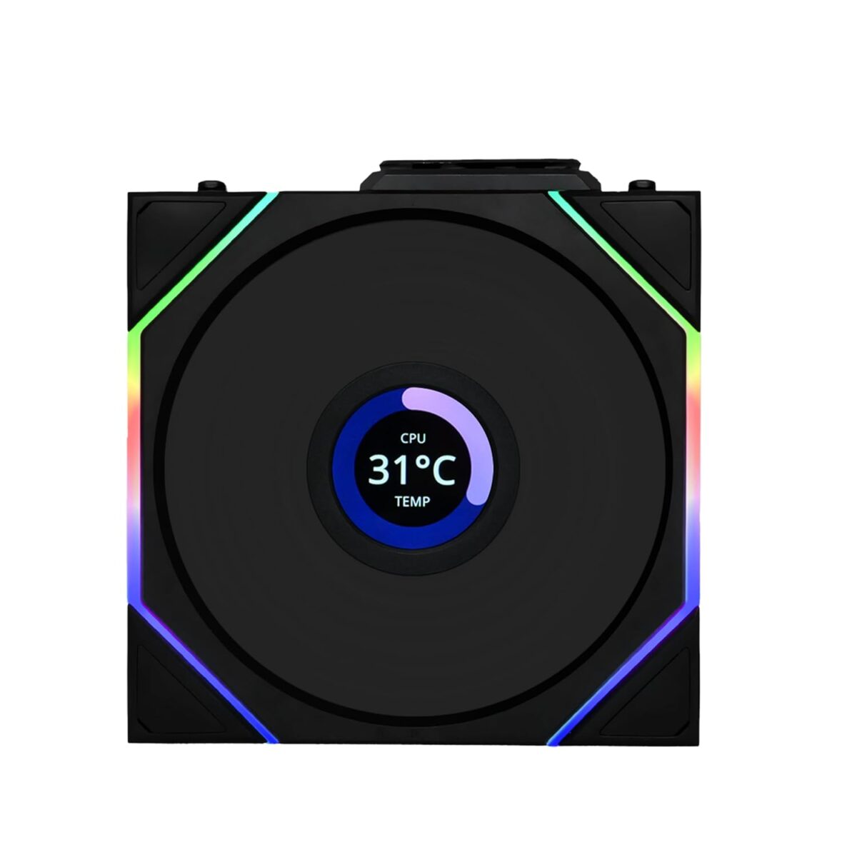 Lian Li UNI FAN TL-LCD Wireless Reverse 120 Black (1pc) Case Fan