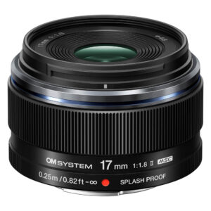 Olympus 17mm 1:1.8 II BLACK M.ZUIKO DIGITAL (EW-M1718) Lense Micro FT