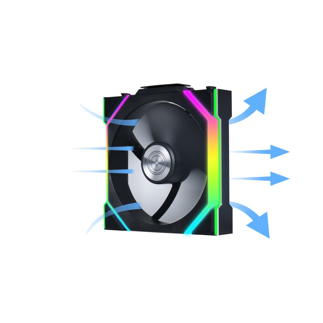 Lian Li UNIFAN SL Wireless 120 -3PCS Black (Triple pack include Controller) - Case Fan - Image 4