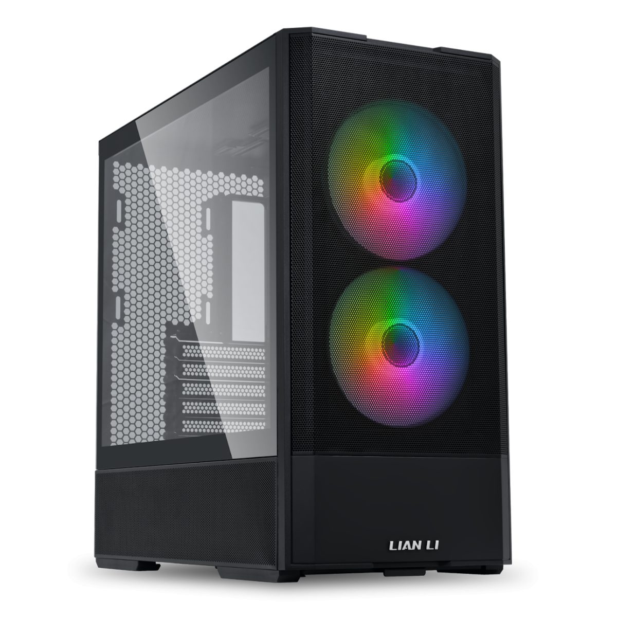 Lian Li LANCOOL 207 Black - ATX PC Case (4 FANS) 2 x front 140 ARGB PWM & 2 bottom 120 PWM reverse