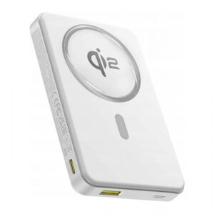 Powerbank Baseus Airpow2 Qi2, 10000mAh, 22.5W, QC + PD + FQI, White