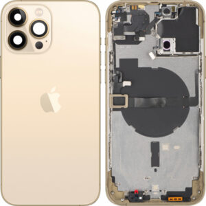Battery Cover with Middle Frame for Apple iPhone 13 Pro Max, Gold, Pulled (Grade A)
