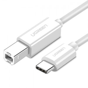 USB-C Printer Cable Ugreen US241, 1.5m, White