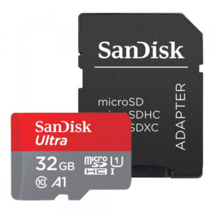 microSDHC Memory Card SanDisk Ultra Android A1 with Adapter, 32Gb, Class 10 / UHS-1 U1 SDSQUA4-032G-GN6MA