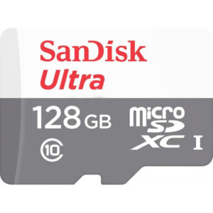 microSDXC Memory Card SanDisk Ultra, 128Gb, Class 10 SDSQUNR-128G-GN3MN
