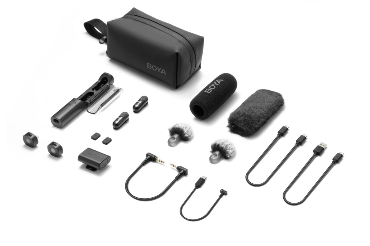 BOYA Magic - Type-C, Lightning & 3.5mm, Camera Receiver Wireless Microphone 2 TX + 3 RX + char. Case - Image 6
