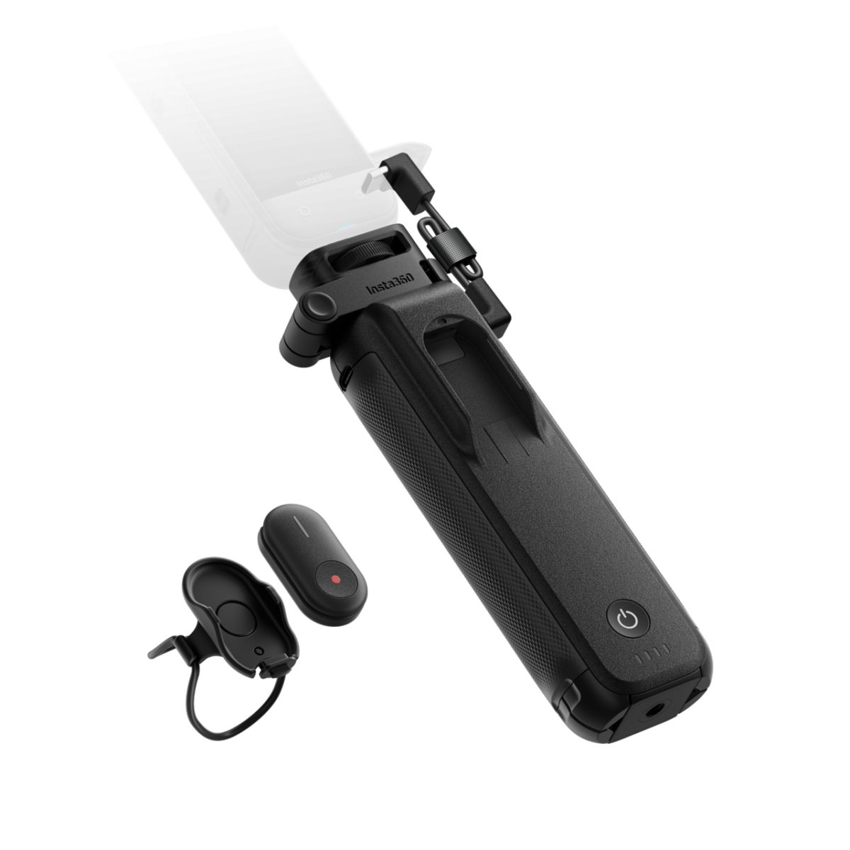 Insta360 FOMO Power Handle - Pre-recording mode, foldable design - Image 4