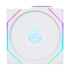 Lian Li UNI FAN TL-LCD Wireless Reverse 120 White (1pc) Case Fan