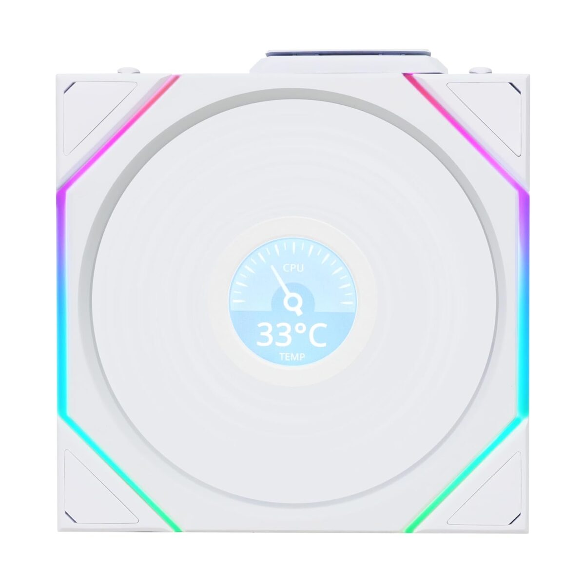 Lian Li UNI FAN TL-LCD Wireless Reverse 120 White (1pc) Case Fan