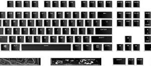 HP HyperX Pudding Keycaps 2 - Full Key Set - PBT - Black (US Layout)