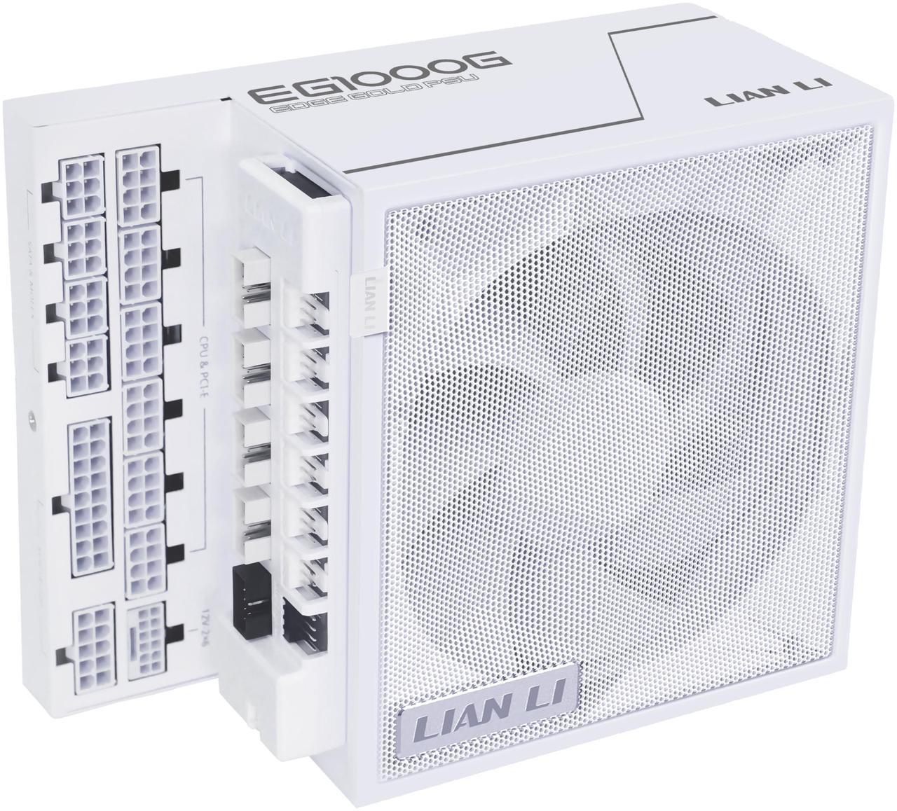 Lian Li Edge 1000W White 80+ Gold (with USB HUB), Fully Modular ATX PSU