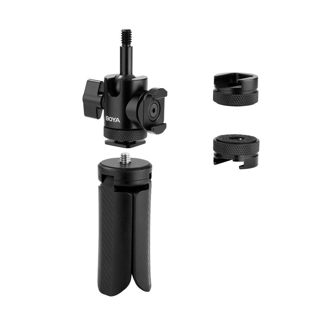 BOYA Desktop Stand 01 - 1/4 inch mount Tripod for Microphone and Camera (released for Boya Magic) - Image 4