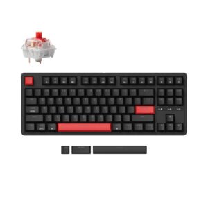 Keychron C3 Pro (C3P-H1) RGB QMK/VIA Mechanical Red Switch - Hot Swappable 80% US Layout