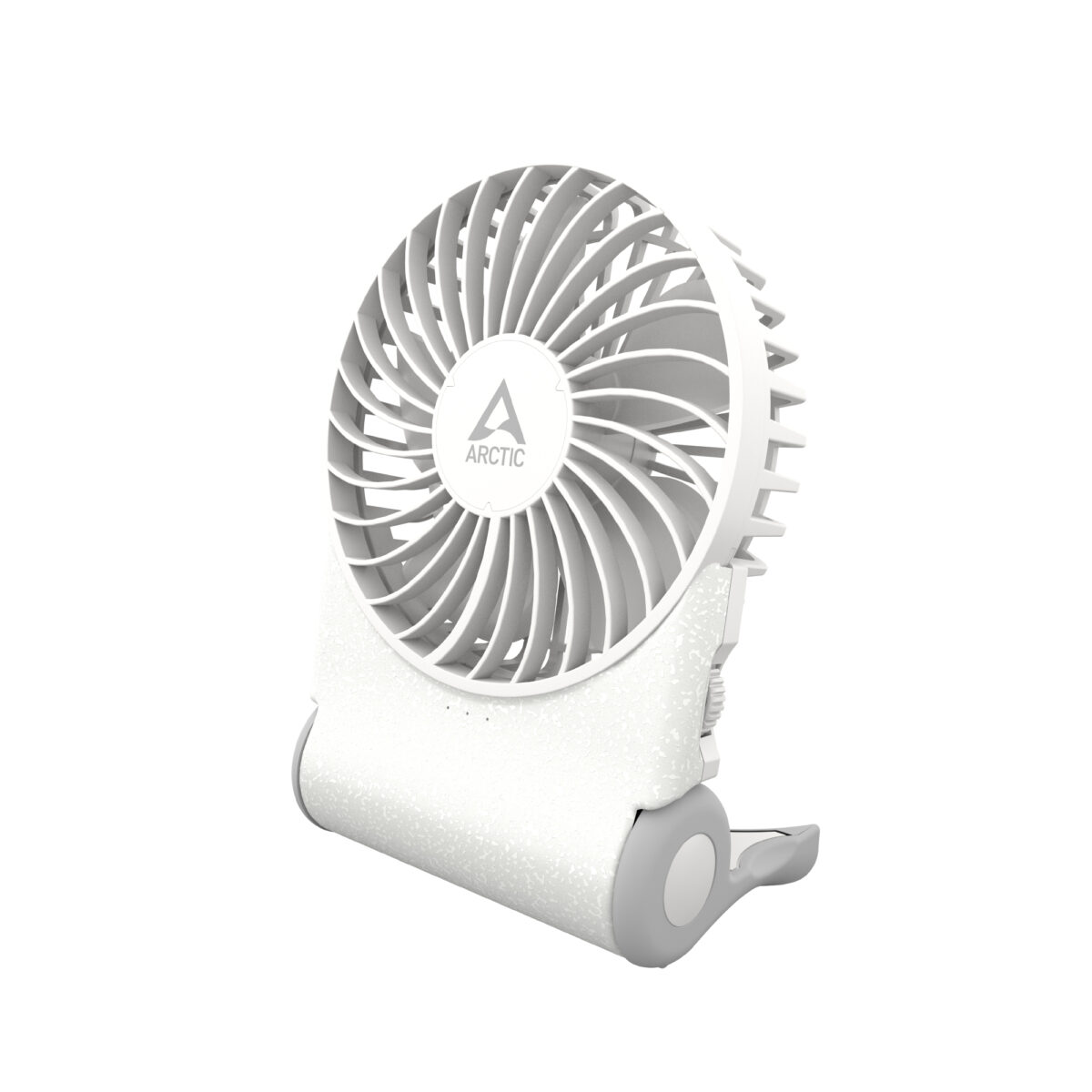 ARCTIC Summair2Go - White Portable Battery-Powered Handheld Fan w. Battery