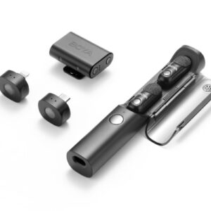 BOYA Magic - Type-C, Lightning & 3.5mm, Camera Receiver Wireless Microphone 2 TX + 3 RX + char. Case