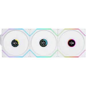 Lian Li UNI FAN TL-LCD Wireless 120 White (3pcs & controller) Case Fan