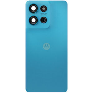 Battery Cover for Motorola Moto G75, Aqua Blue