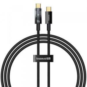 USB-C to USB-C Cable Baseus Explorer, 100W, 5A, 1m, Black P10319703111-00