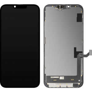 LCD Display Module MP for Apple iPhone 14 Plus, Soft OLED FHD IC Movable Version, Aftermarket, Black