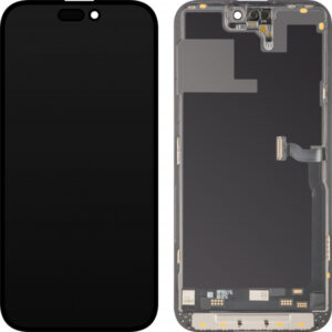 LCD Display Module MP for Apple iPhone 14 Pro Max, Soft OLED FHD 120Hz IC Movable Version, Aftermarket, Black