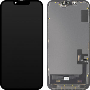 LCD Display Module MP for Apple iPhone 14, Soft OLED FHD Diagnostic Version, Aftermarket, Black