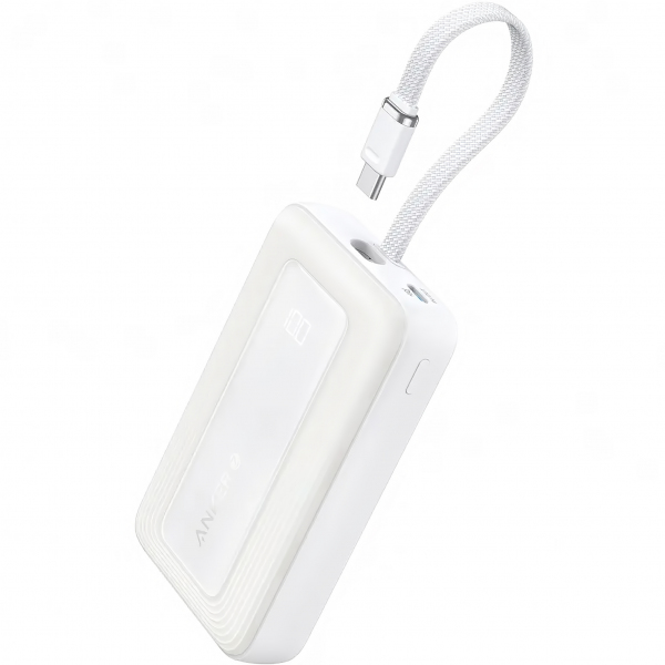 Powerbank Anker Zolo, 10000mAh, 30W, QC + PD, White A1688H21