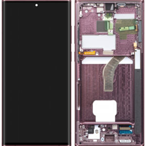 LCD Display Module for Samsung Galaxy S22 Ultra 5G S908, Burgundy