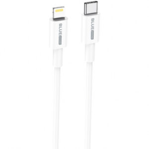 USB-C to Lightning Cable Blue Power BBX36, 18W, 3A, 1m, White
