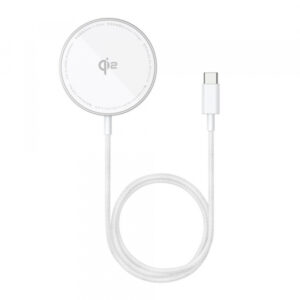 Wireless Charger Baseus Simple Mini4 Air, 15W, 1.67A, Silver P10278200S11-00