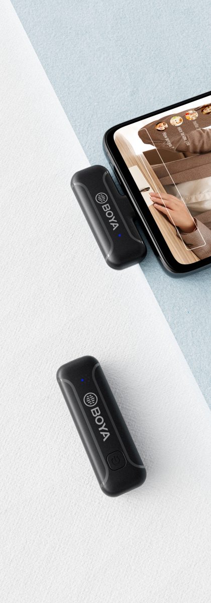 BOYA BY-WM3T2-U1 2.4GHz Mobile wireless mic For Android USB-C - Image 2