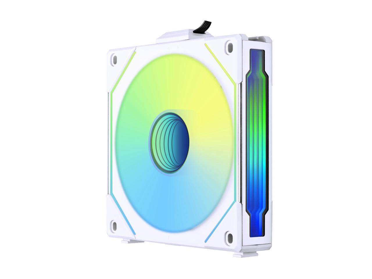 Lian Li UNI FAN INFINITY SL-INF 120 Reverse Blade White - aRGB PWM Case Fan (1pcs) no controller - Image 2