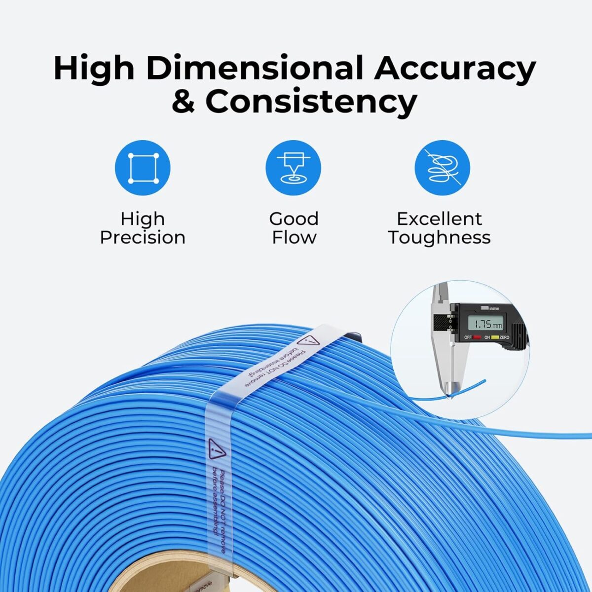 Creality CR-PETG Value Pack 4kg - No Reel - Black & White & Red & Blue 3D Printer Filament Refill - Image 2