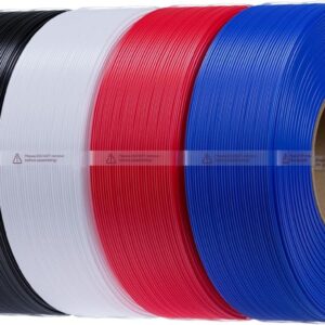 Creality CR-PETG Value Pack 4kg - No Reel - Black & White & Red & Blue 3D Printer Filament Refill