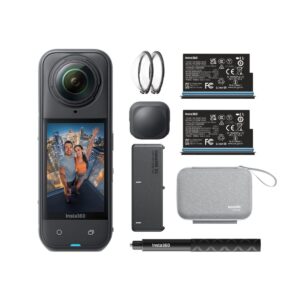 Insta360 X5 - 8K, Triple AI Chip, Action Camera Essentials Bundle
