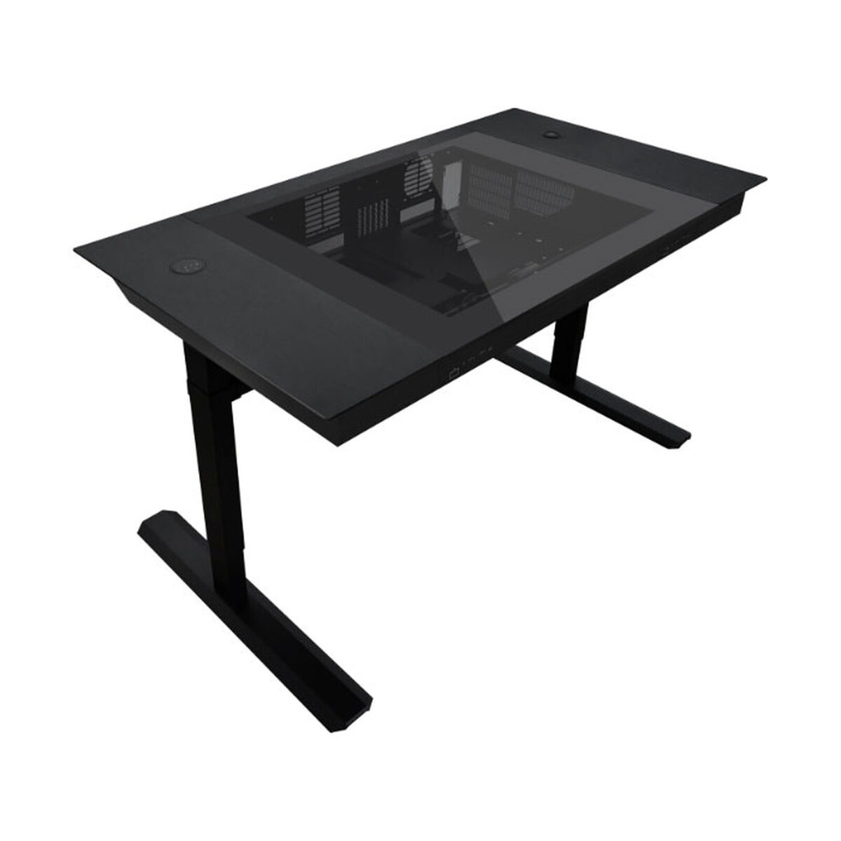 Lian Li DK07X Motorised Standing Desk Station - E-ATX-x2 (Single or Dual E-ATX PC Desk)