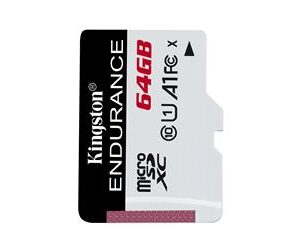 Kingston Technology High Endurance memory card 64 GB MicroSD Class 10 UHS-I