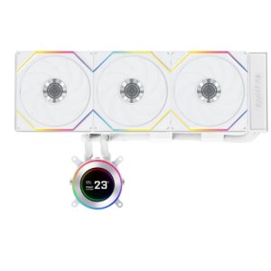 Lian Li HydroShift II LCD-C 360 RGB CL fan White - AIO CPU Liquid Cooler with CL ARGB Fans
