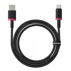 USB-A to USB-C Cable Baseus Dura Series, 60W, 3A, 2m, Red P10377802U01-03