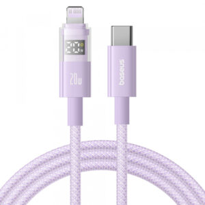 USB-C to USB-C Cable Baseus Display 2, 100W, 5A, 1m, Purple P10382702511-00