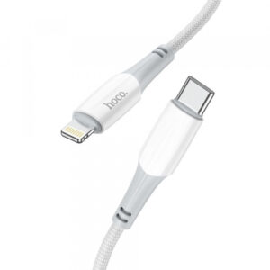 USB-C to Lightning Cable Hoco X70, 20W, 3A, 1m, White