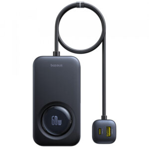 Car Charger Baseus PrimeTrip VW1, 105W, 3A, 3 x USB-A - 2 x USB-C, Black C00069000121-00