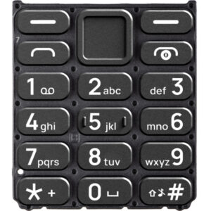 Latin Keyboard for HMD 110 / Nokia 110 4G (2024), Black